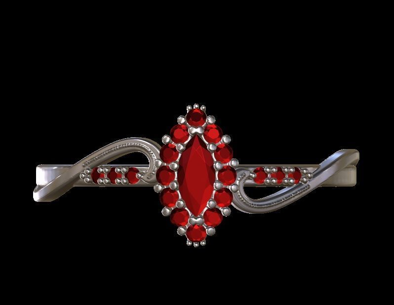 Engagement Ring 1 3D print model_14