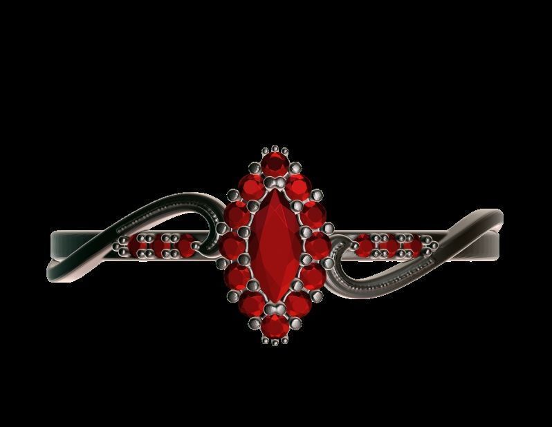 Engagement Ring 1 3D print model_13