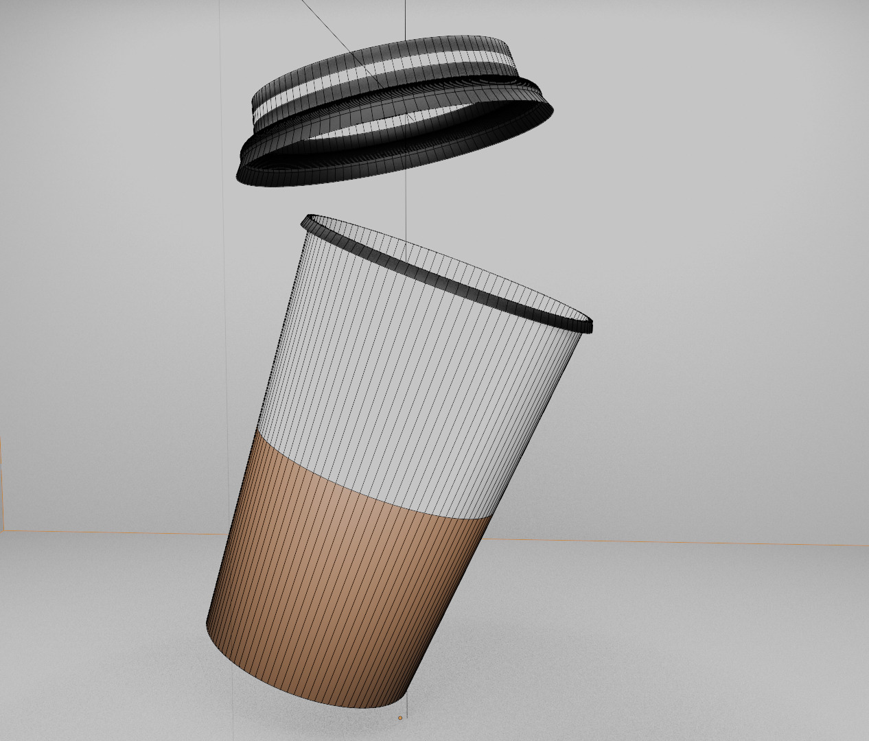 coffe cup  Free 3D model_8