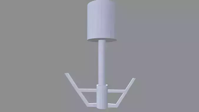 Blade Rotation Low-poly 3D model