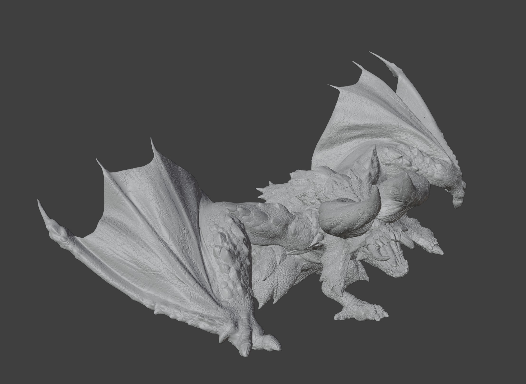 Diablos - Monster Hunter World 3D print model_1
