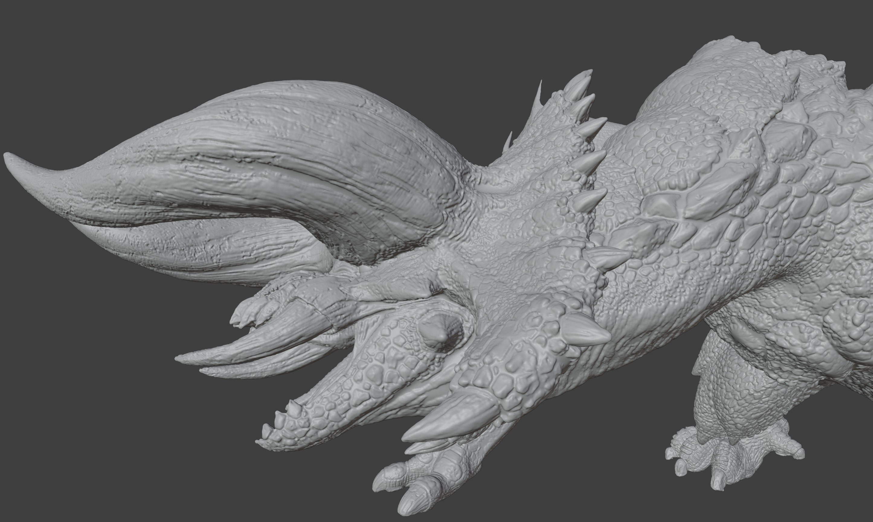 Diablos - Monster Hunter World 3D print model_2