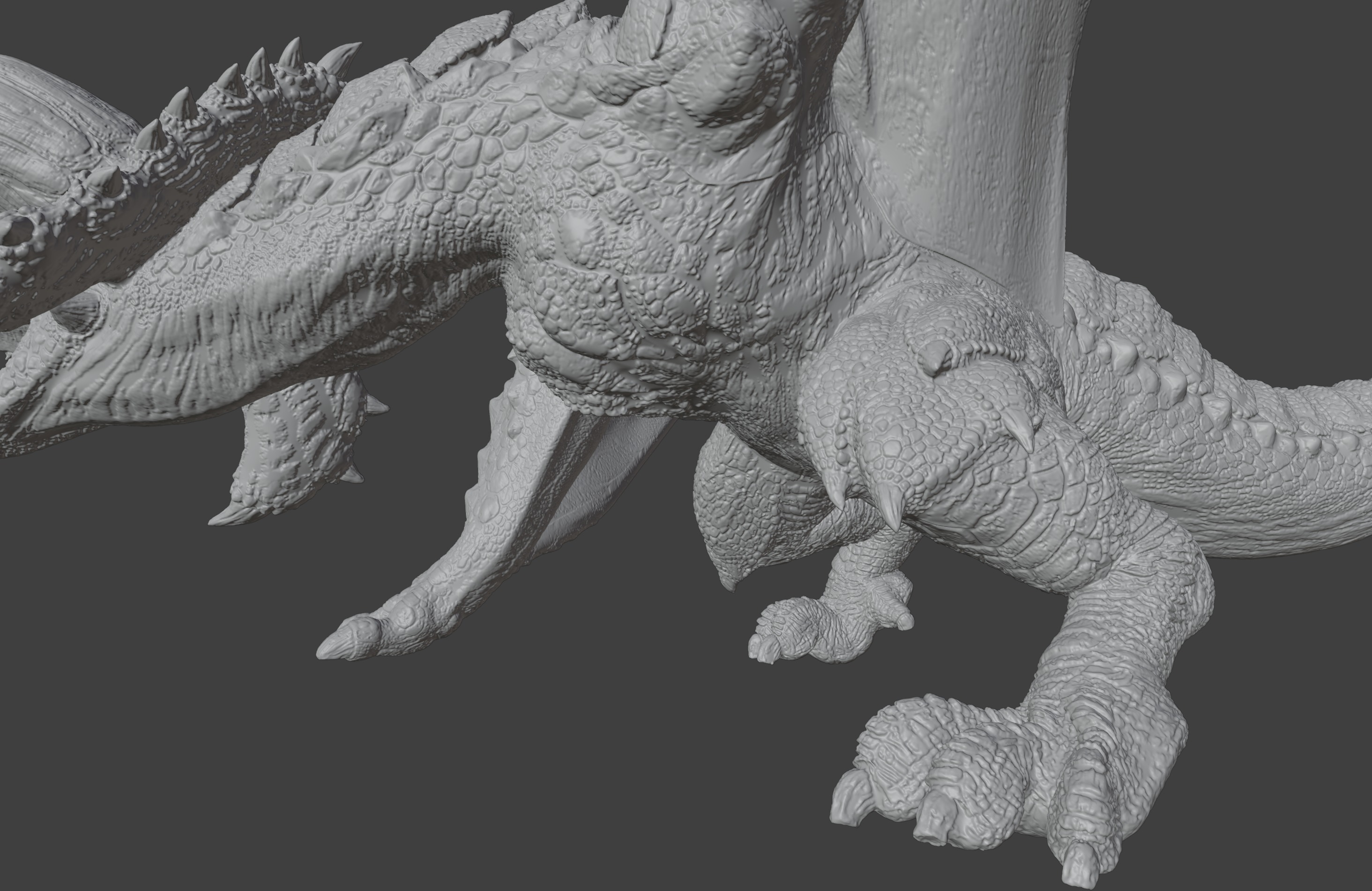 Diablos - Monster Hunter World 3D print model_4