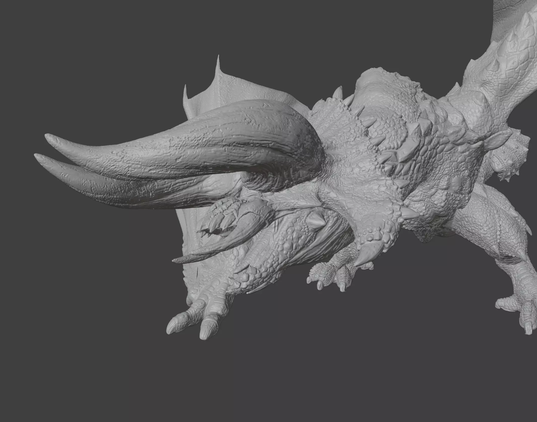 Diablos - Monster Hunter World 3D print model_0