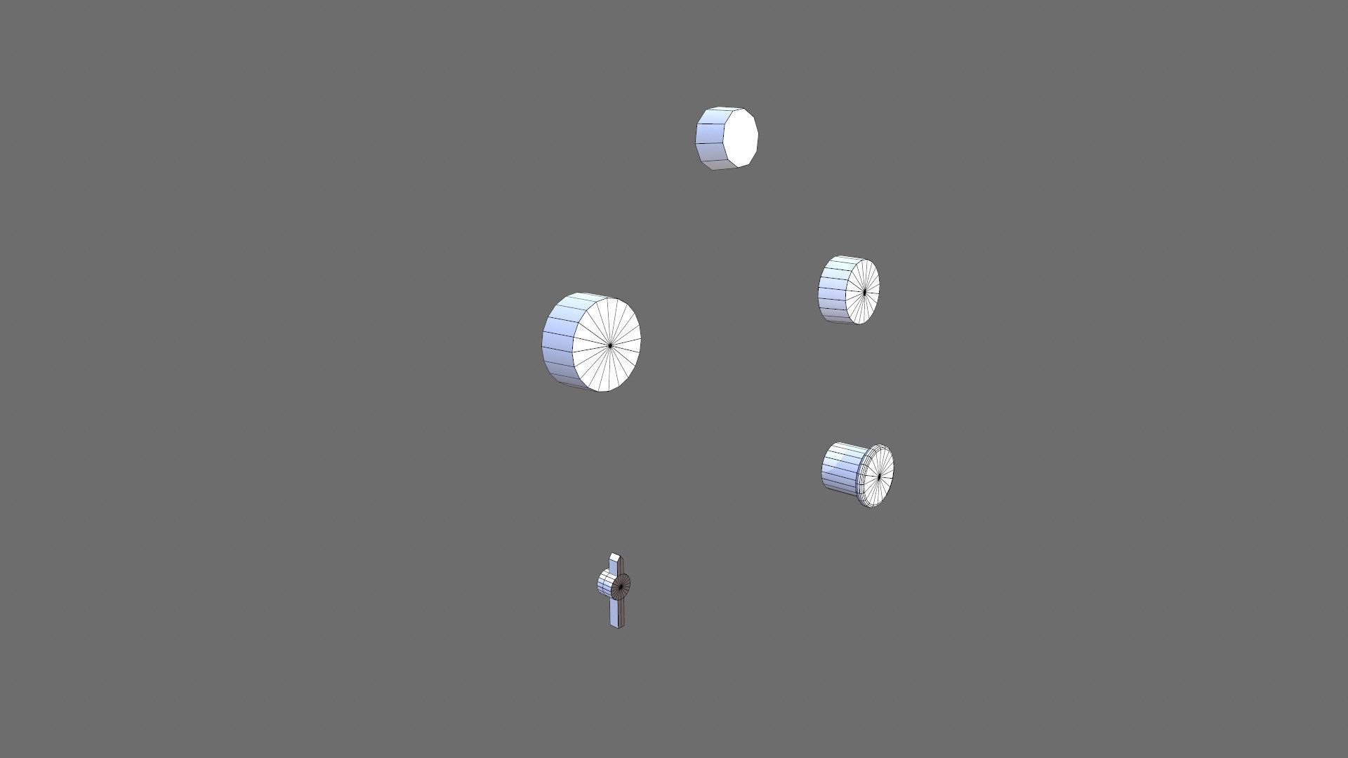 HMI Panel Switch Low-poly 3D model_6