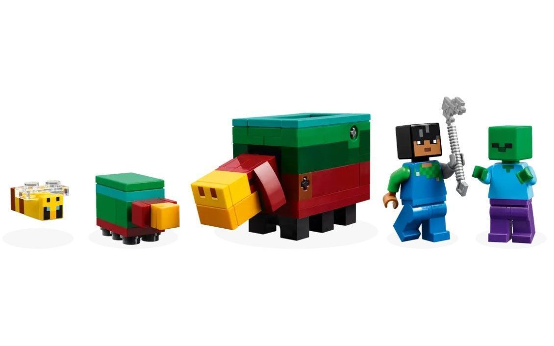 PixelBricks3D - MINECRT - The Cherry Blossom Garden 3D print model_2