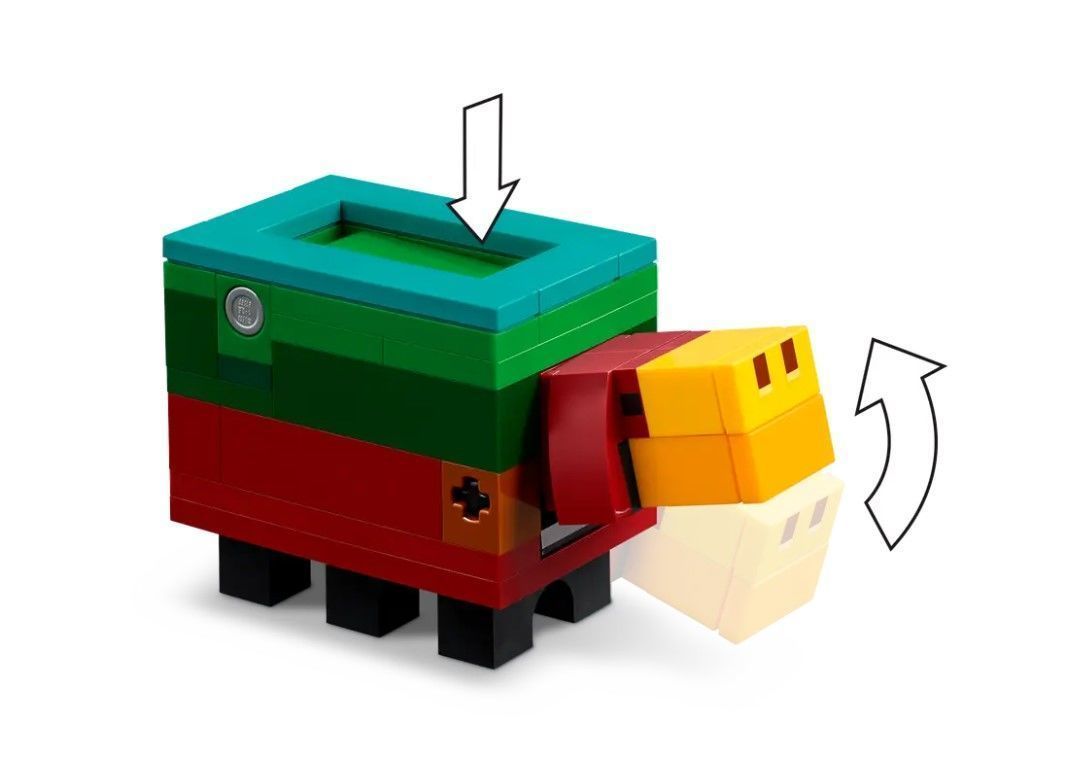 PixelBricks3D - MINECRT - The Cherry Blossom Garden 3D print model_3