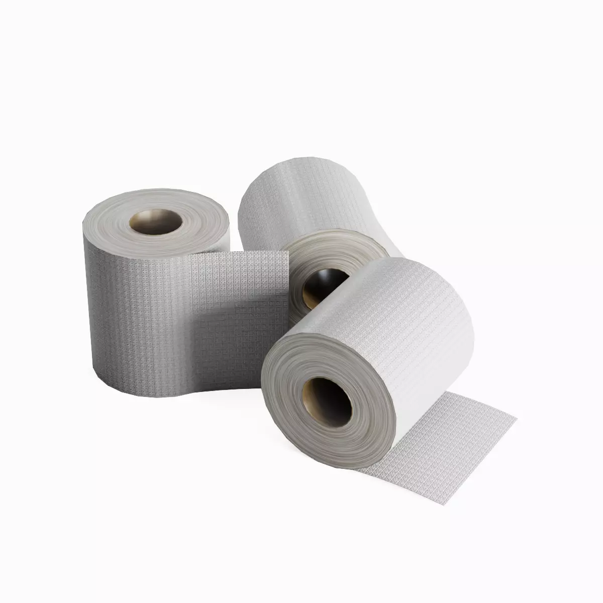 Toilet Papers 01 Low-poly 3D model_0