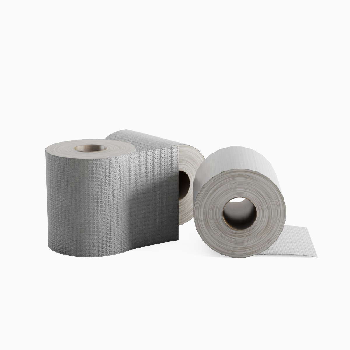 Toilet Papers 01 Low-poly 3D model_1