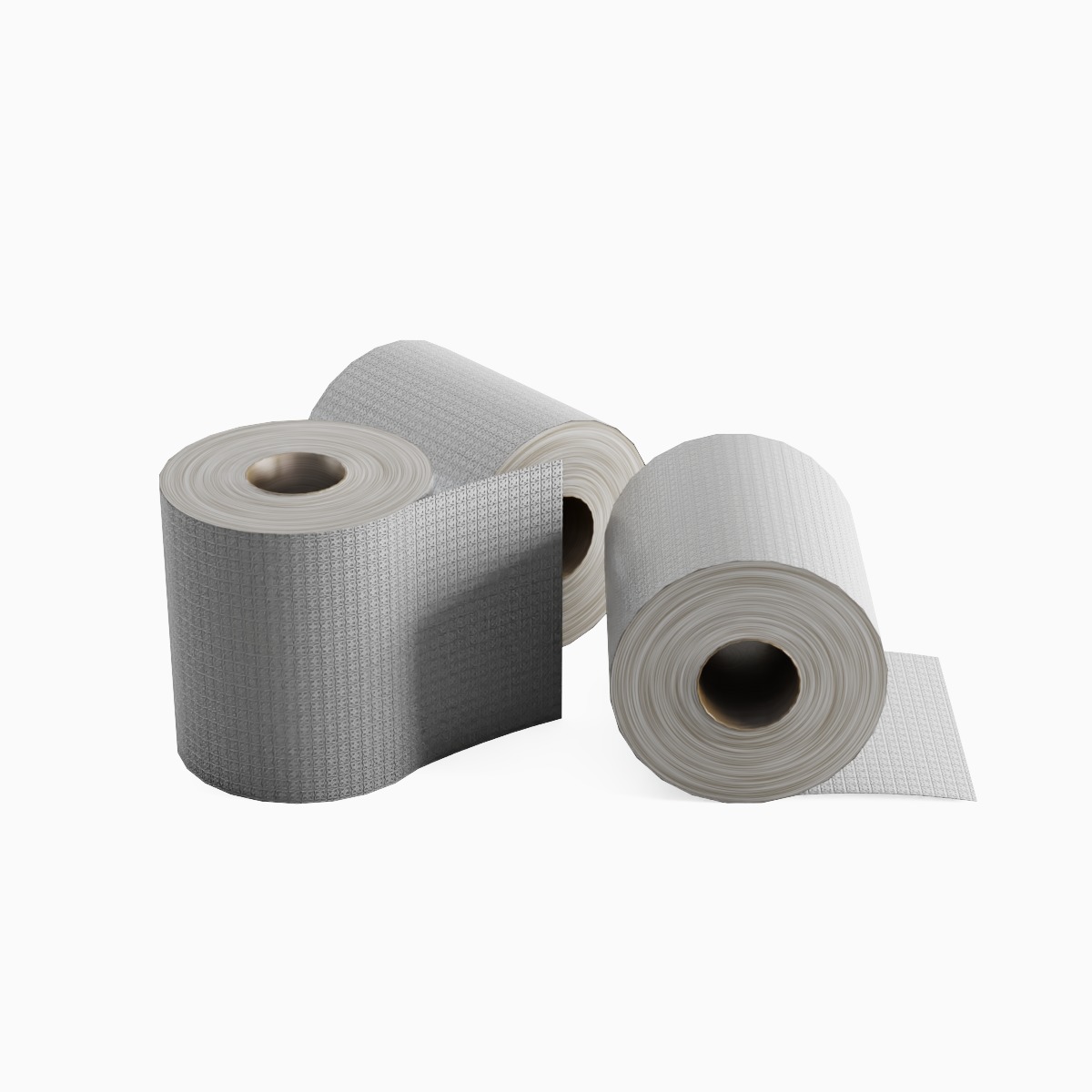 Toilet Papers 01 Low-poly 3D model_4