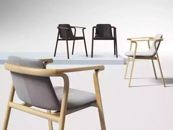 Splinter Armchair Fully Upholstered