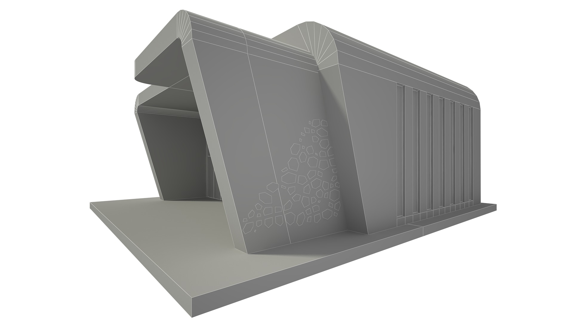 Retail Store Low-poly 3D model_8