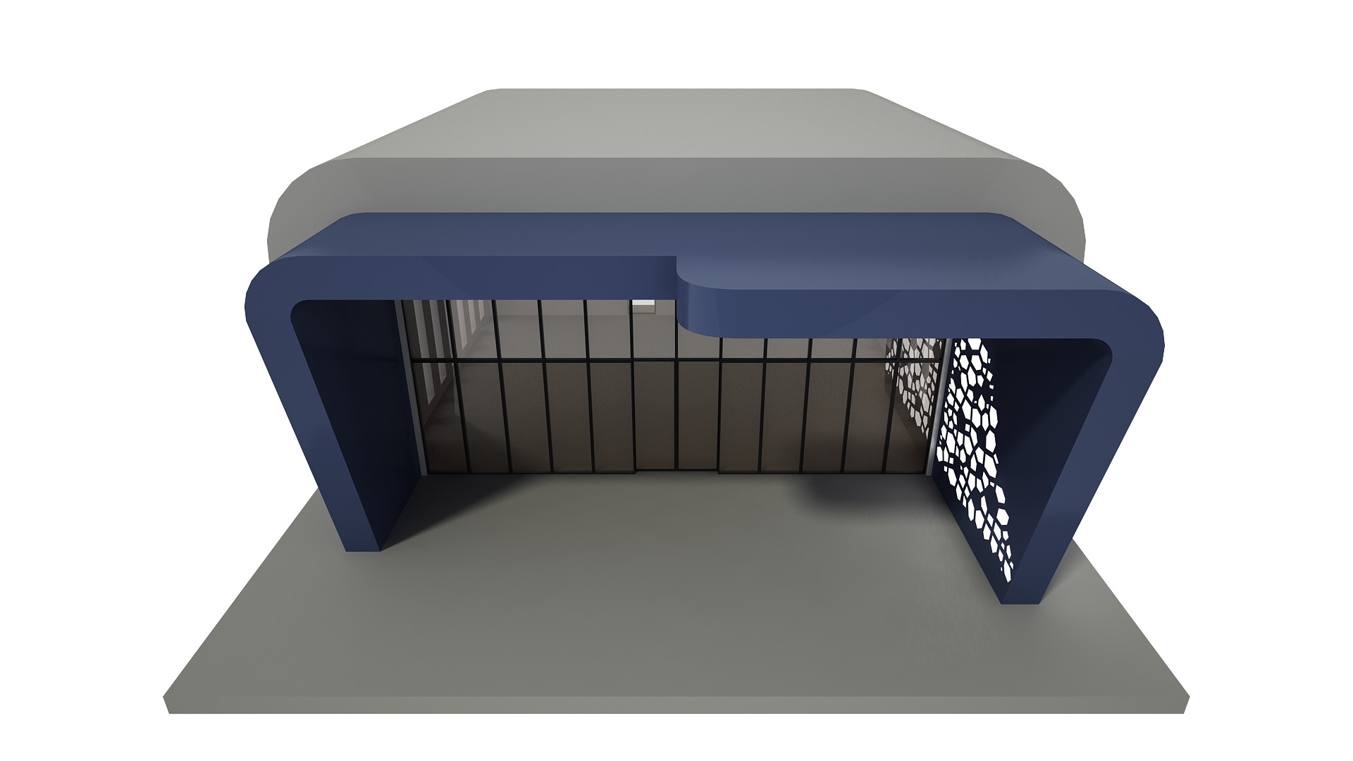 Retail Store Low-poly 3D model_5