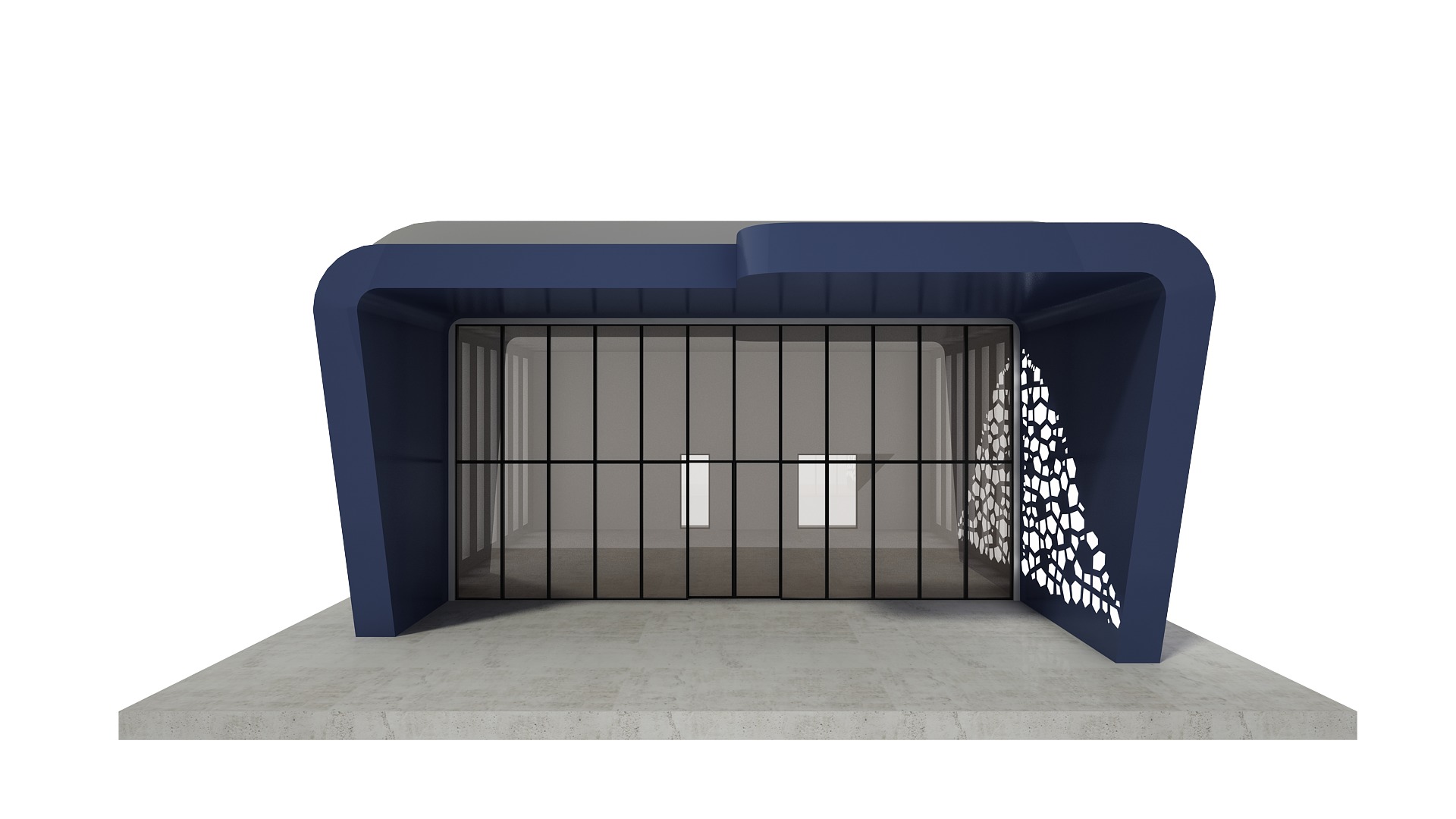 Retail Store Low-poly 3D model_4