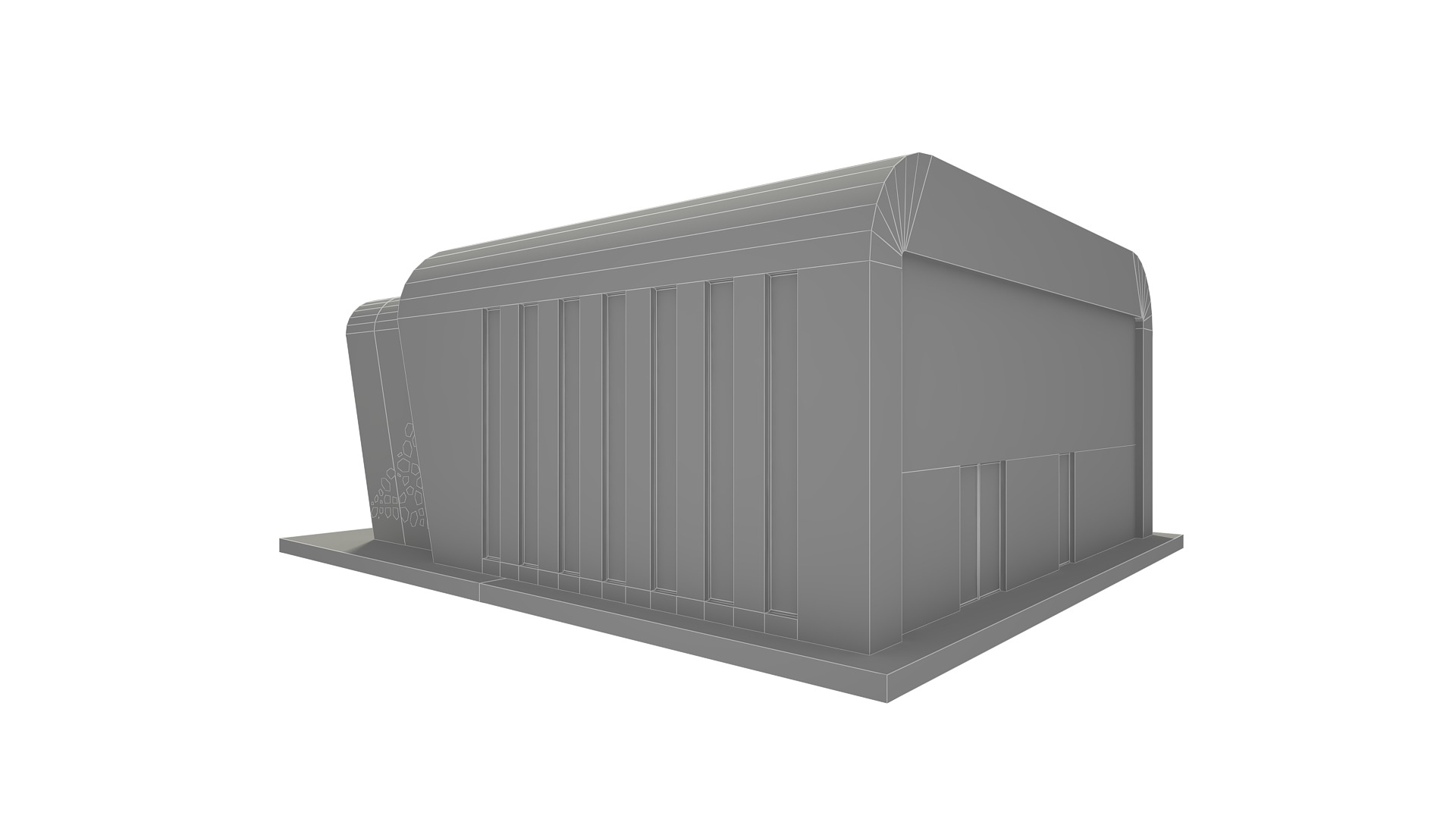 Retail Store Low-poly 3D model_10