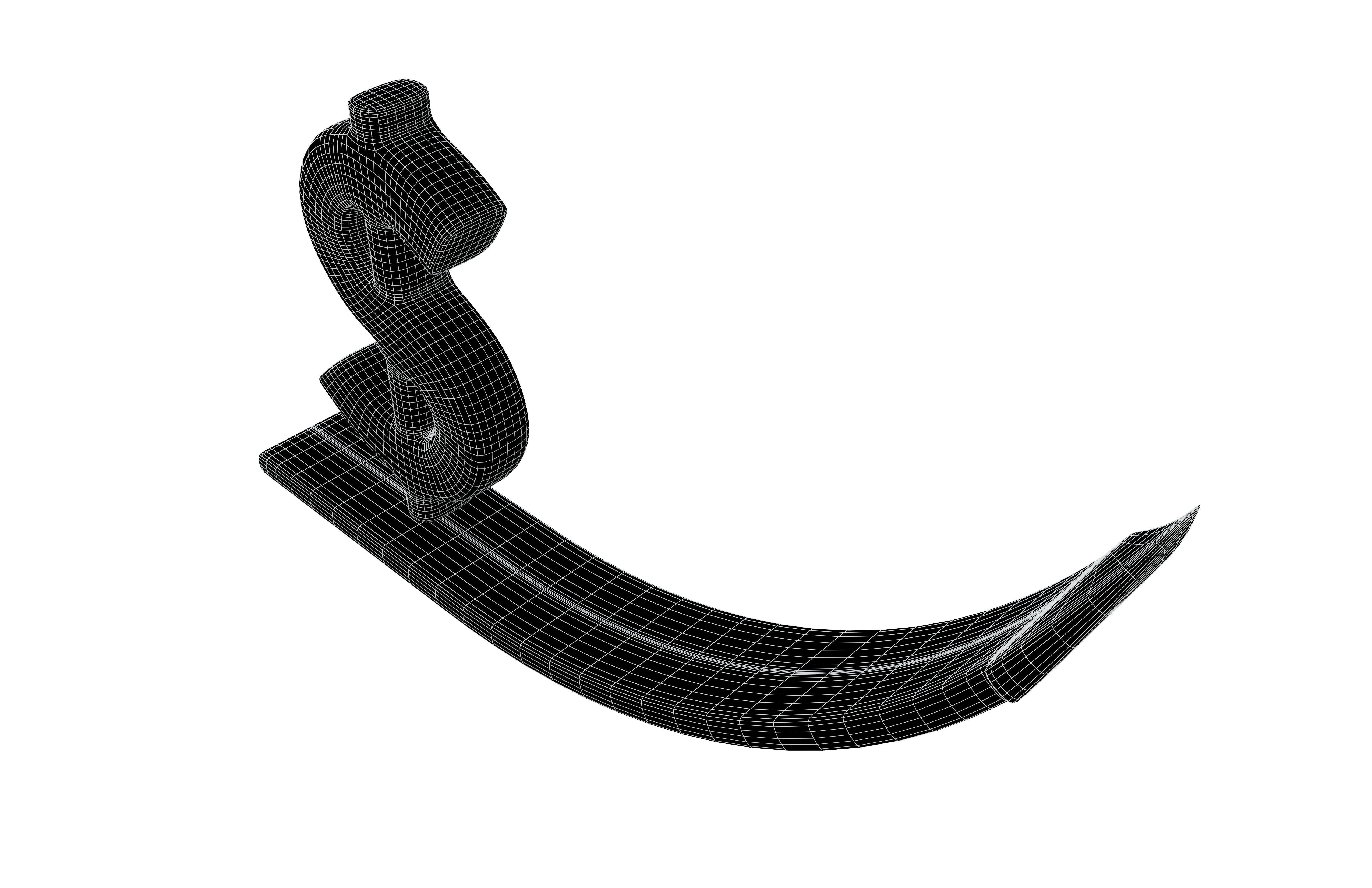 Dollar Trend Up v1 001 Low-poly 3D model_6