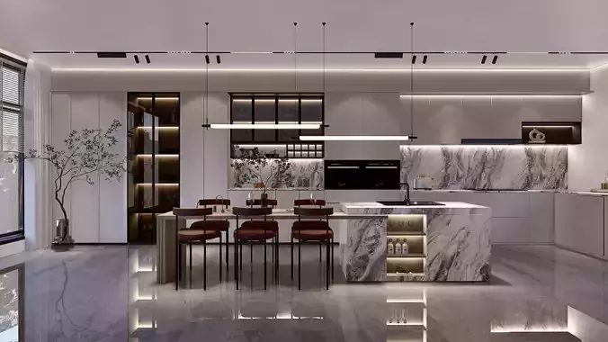 Sketchup model kitchen