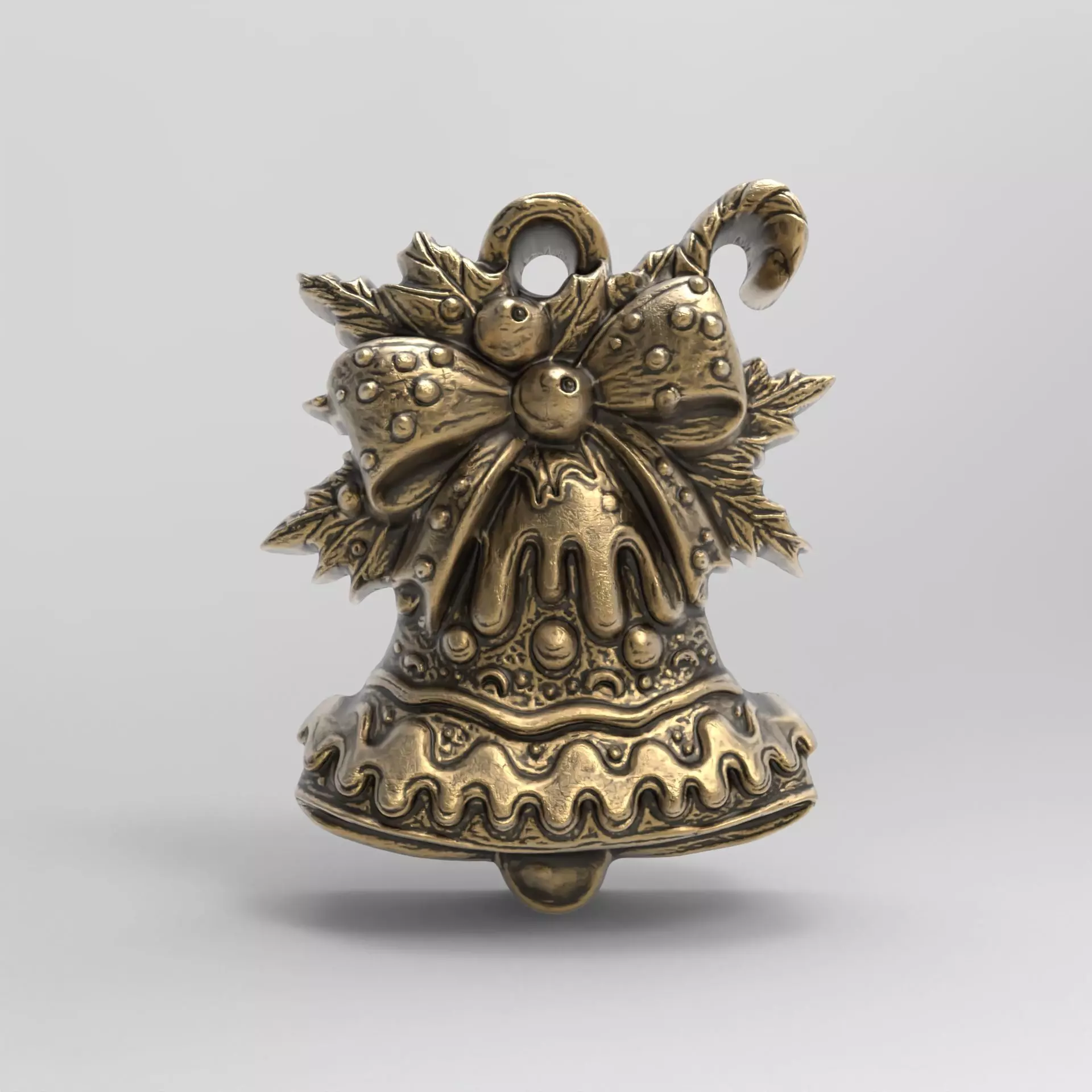 christmas jingle bell decor  3D print model_0