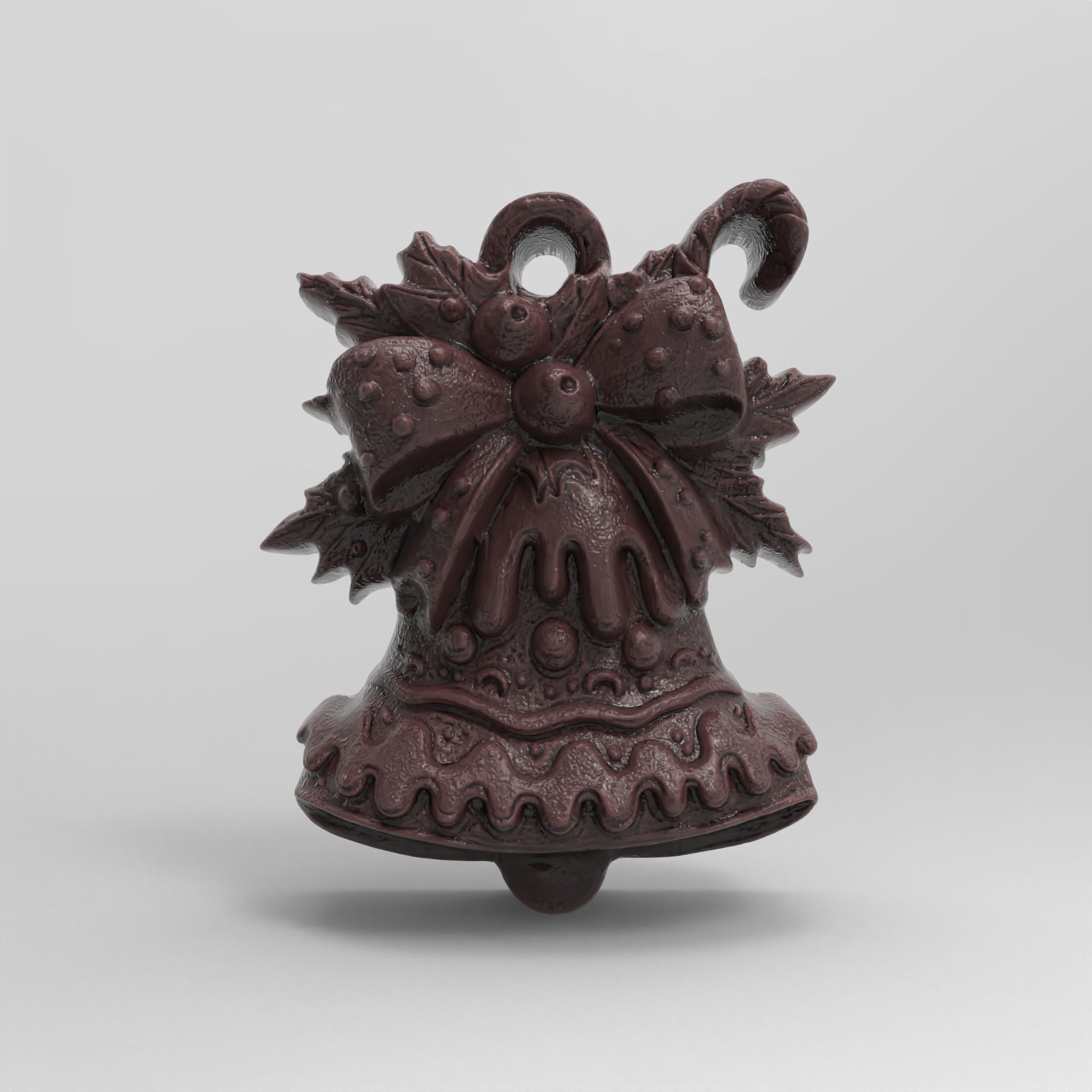 christmas jingle bell decor  3D print model_2