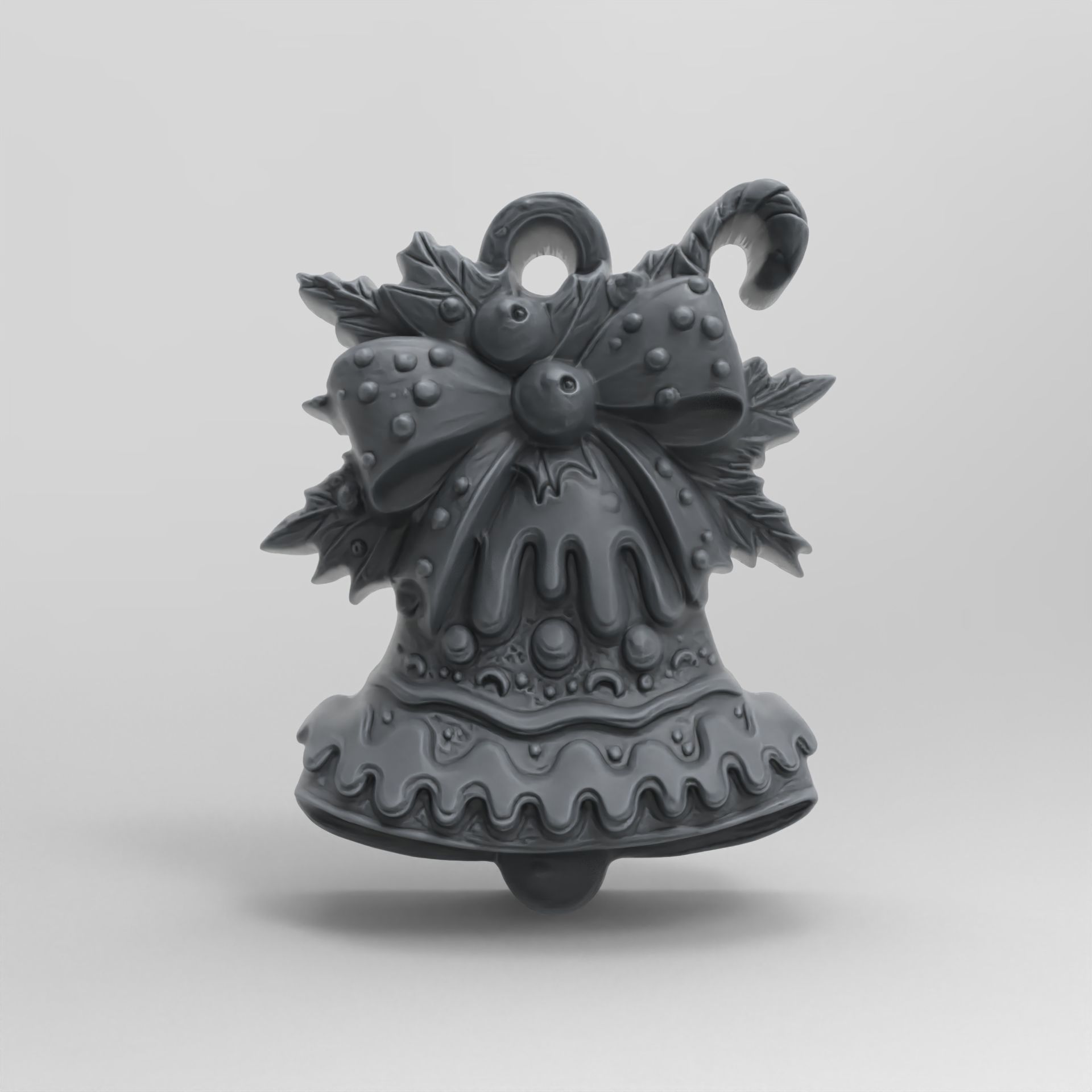 christmas jingle bell decor  3D print model_1