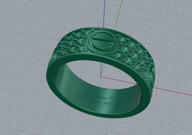 Bolt ring Model 6760 3D print model_3