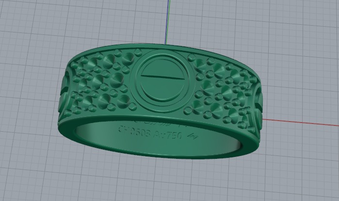Bolt ring Model 6760 3D print model_2