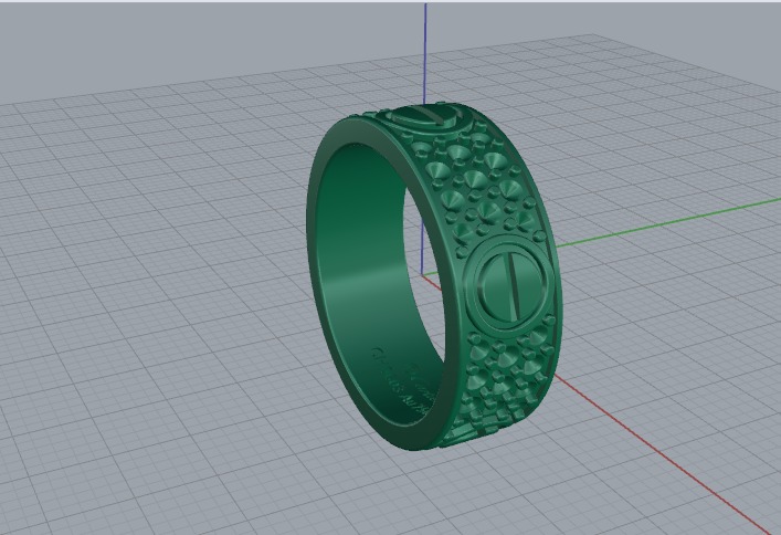 Bolt ring Model 6760 3D print model_4