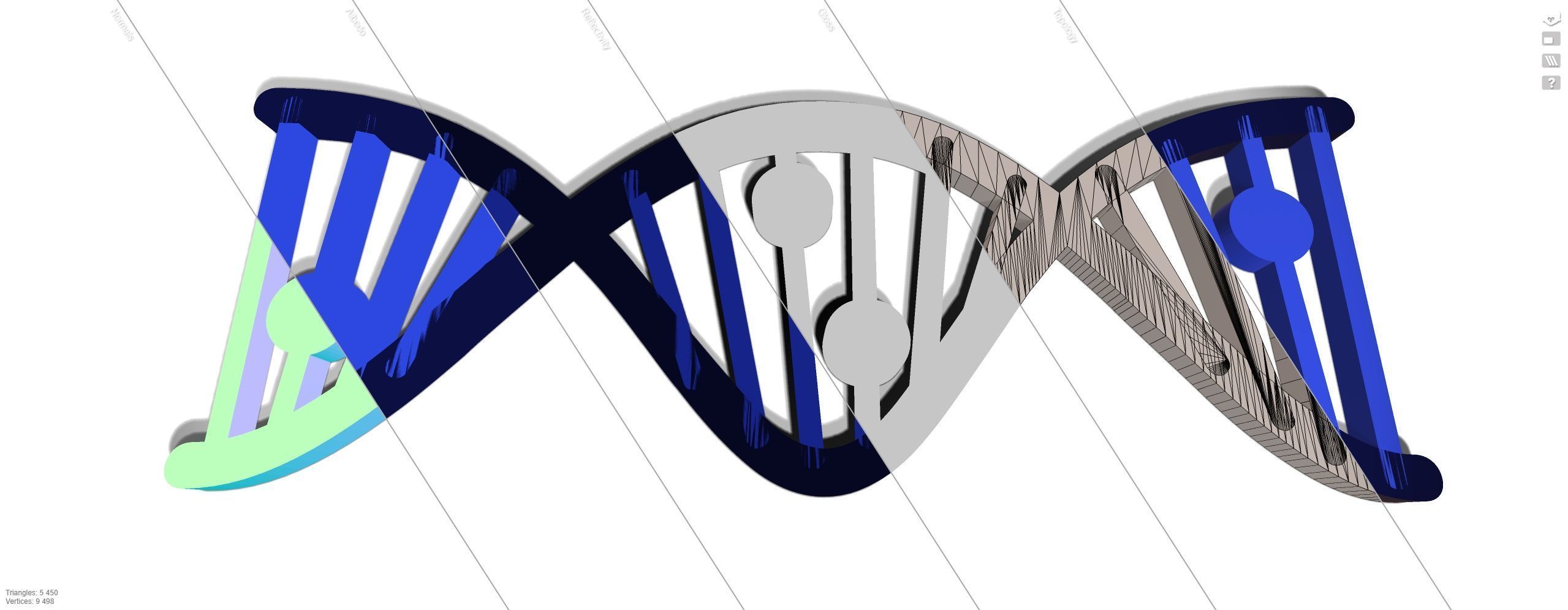 DNA form Free 3D model_8