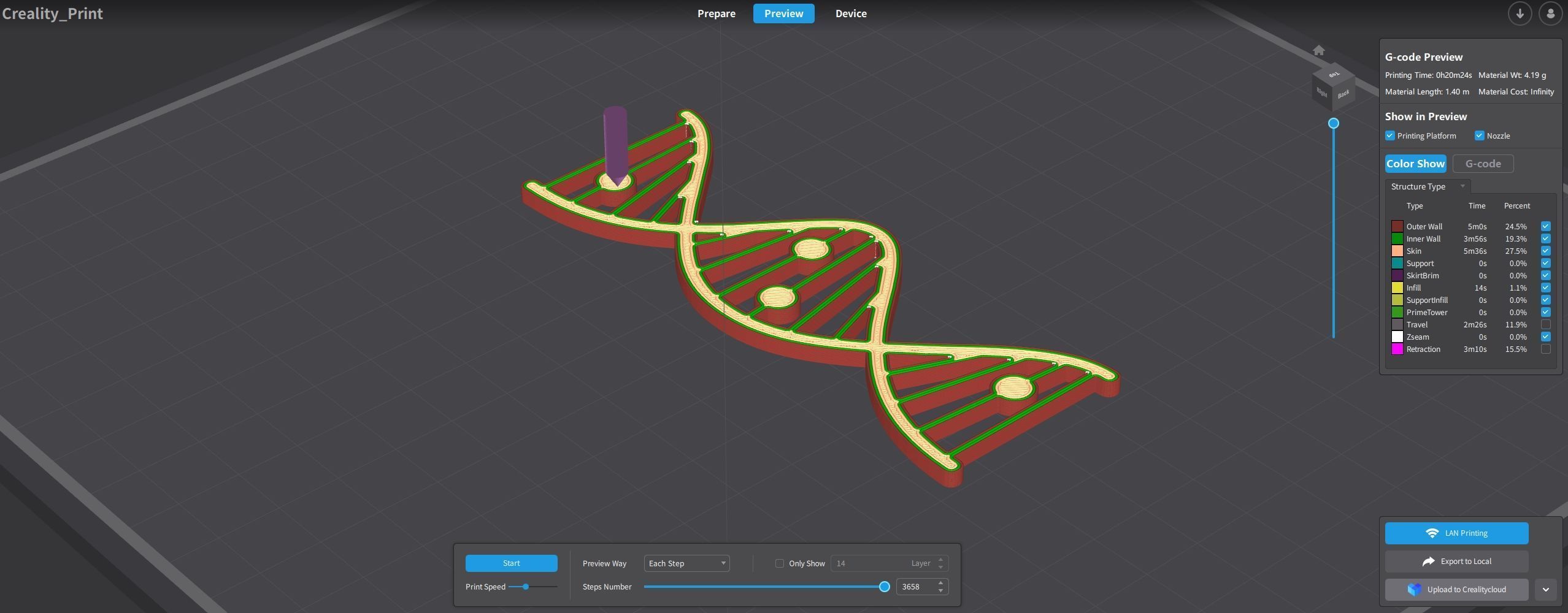 DNA form Free 3D model_3
