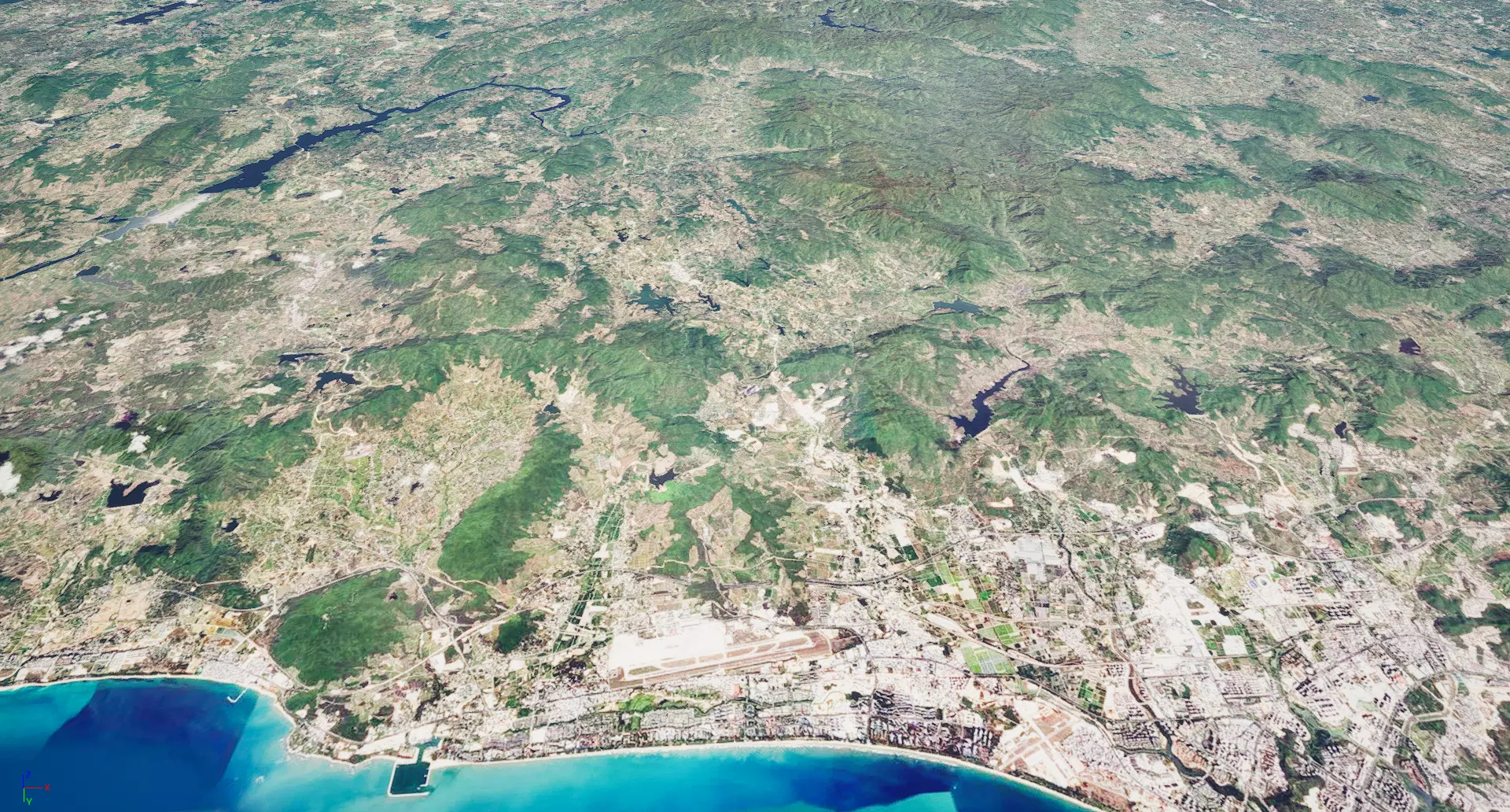 14 Level HaiNan MapTerrain 3D model