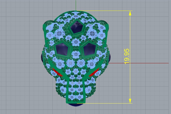 Leopard pendant Model 6749 3D print model_5