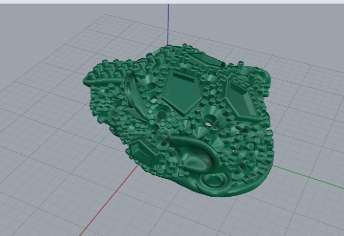 Leopard pendant Model 6749 3D print model_3