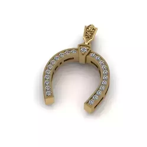 Horseshoe Pendant Model 6742