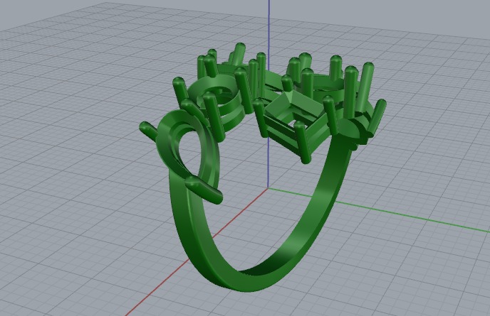 Ring Model 6735 3D print model_3