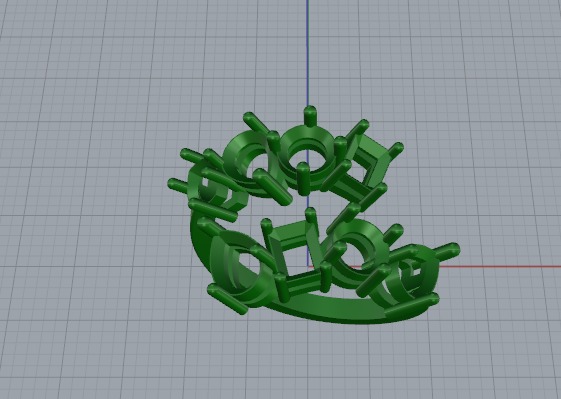 Ring Model 6735 3D print model_2