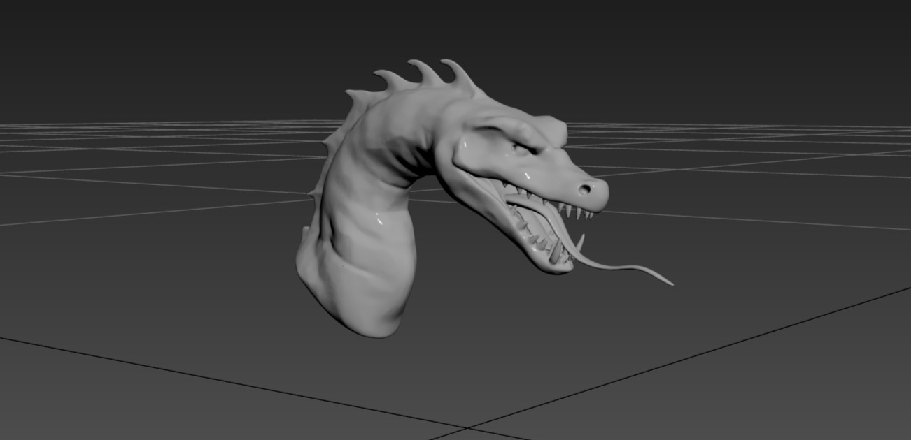 Dragon Head 3D print model_4