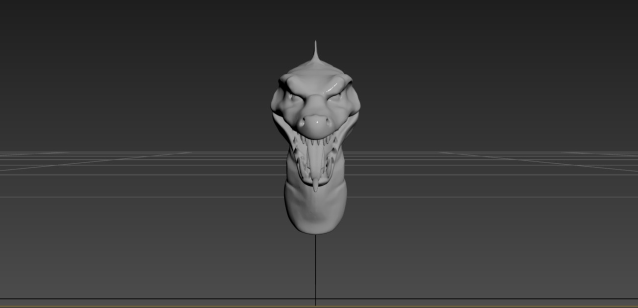 Dragon Head 3D print model_5