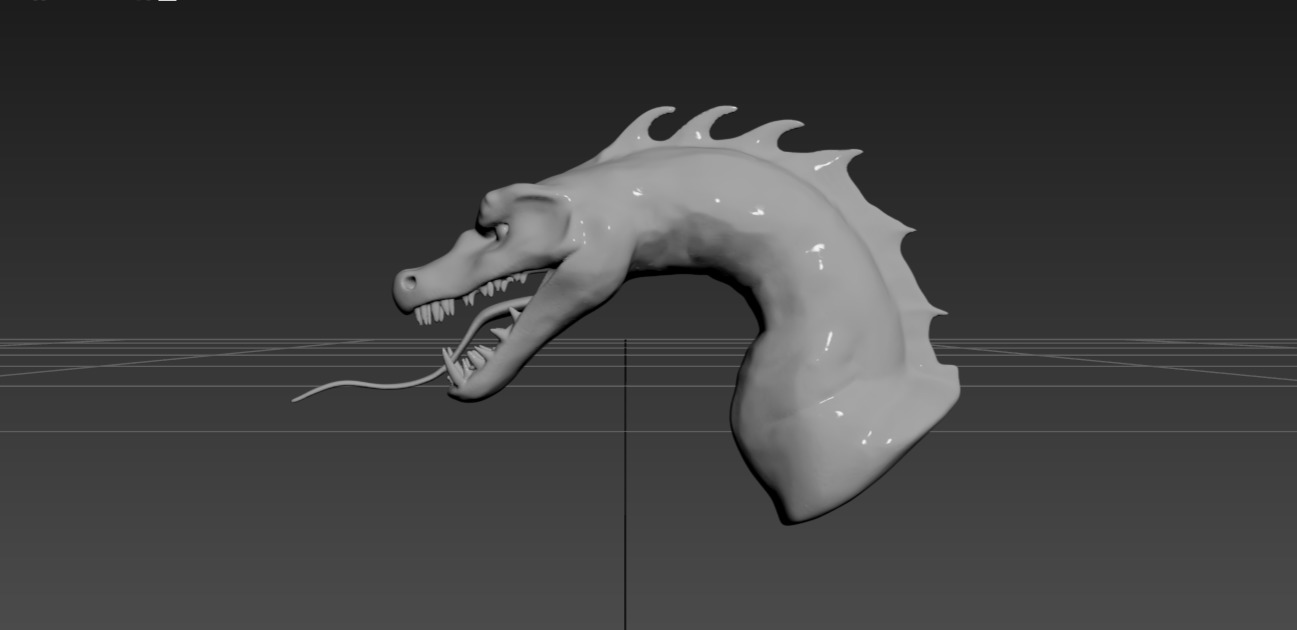 Dragon Head 3D print model_7