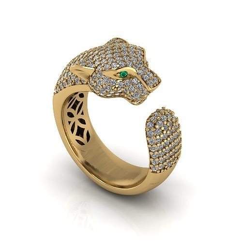 Leopard ring Model 6728 3D print model