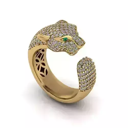 Leopard ring Model 6728