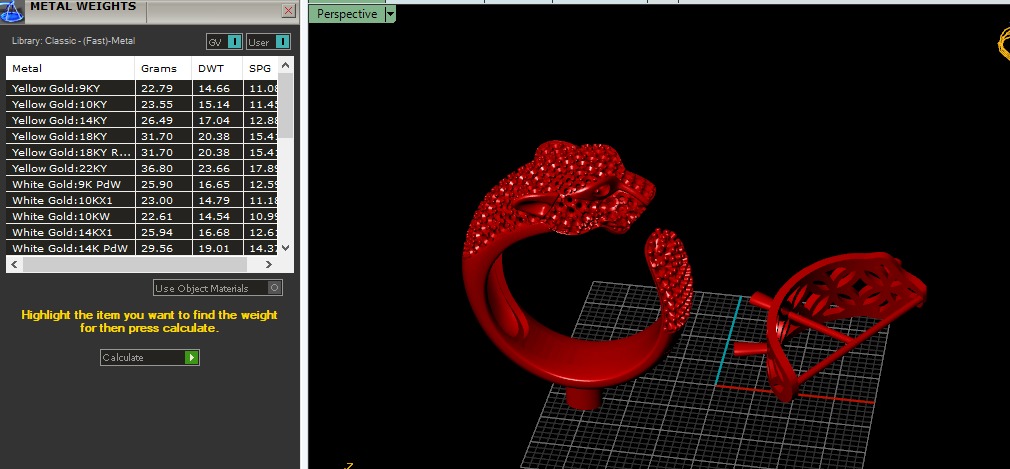 Leopard ring Model 6728 3D print model_7