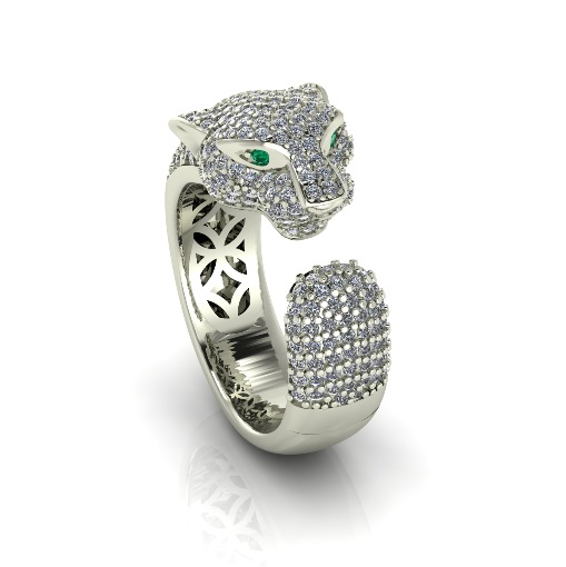 Leopard ring Model 6728 3D print model_1