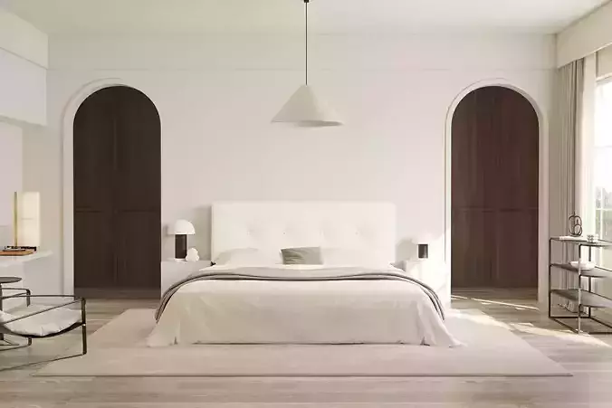 Bedroom scene  3D model