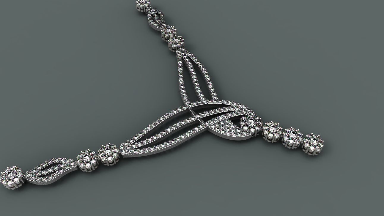 Necklace Model 6720 3D print model_2