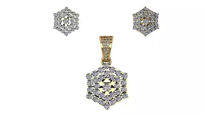 HIP HOP ZARCON DIAMOND LOCKET 3D PRINTABLE MODEL