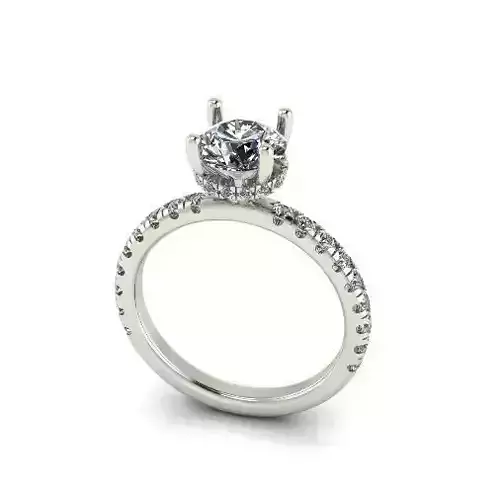 Solitaire ring Model 6714