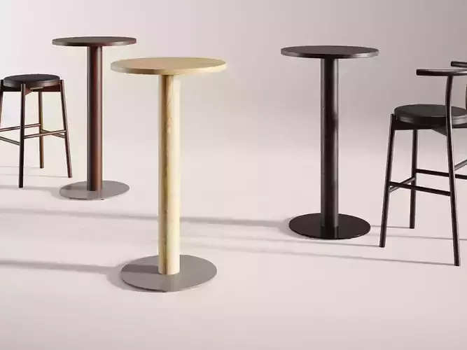 Kotan Round High Table