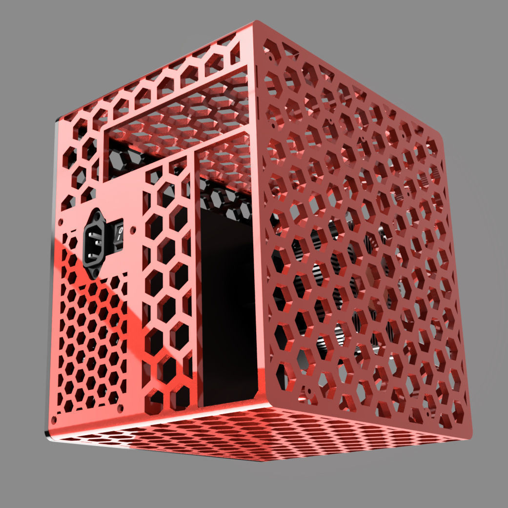 3D Printable Micro ATX PC Cases 3D print model_3