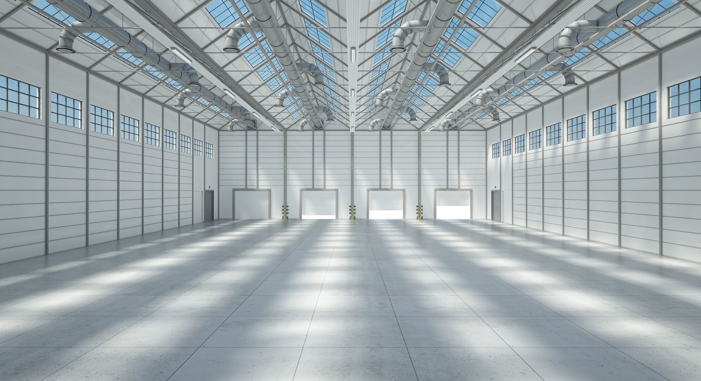 Warehouse  Logistics Building Set 3D model_13