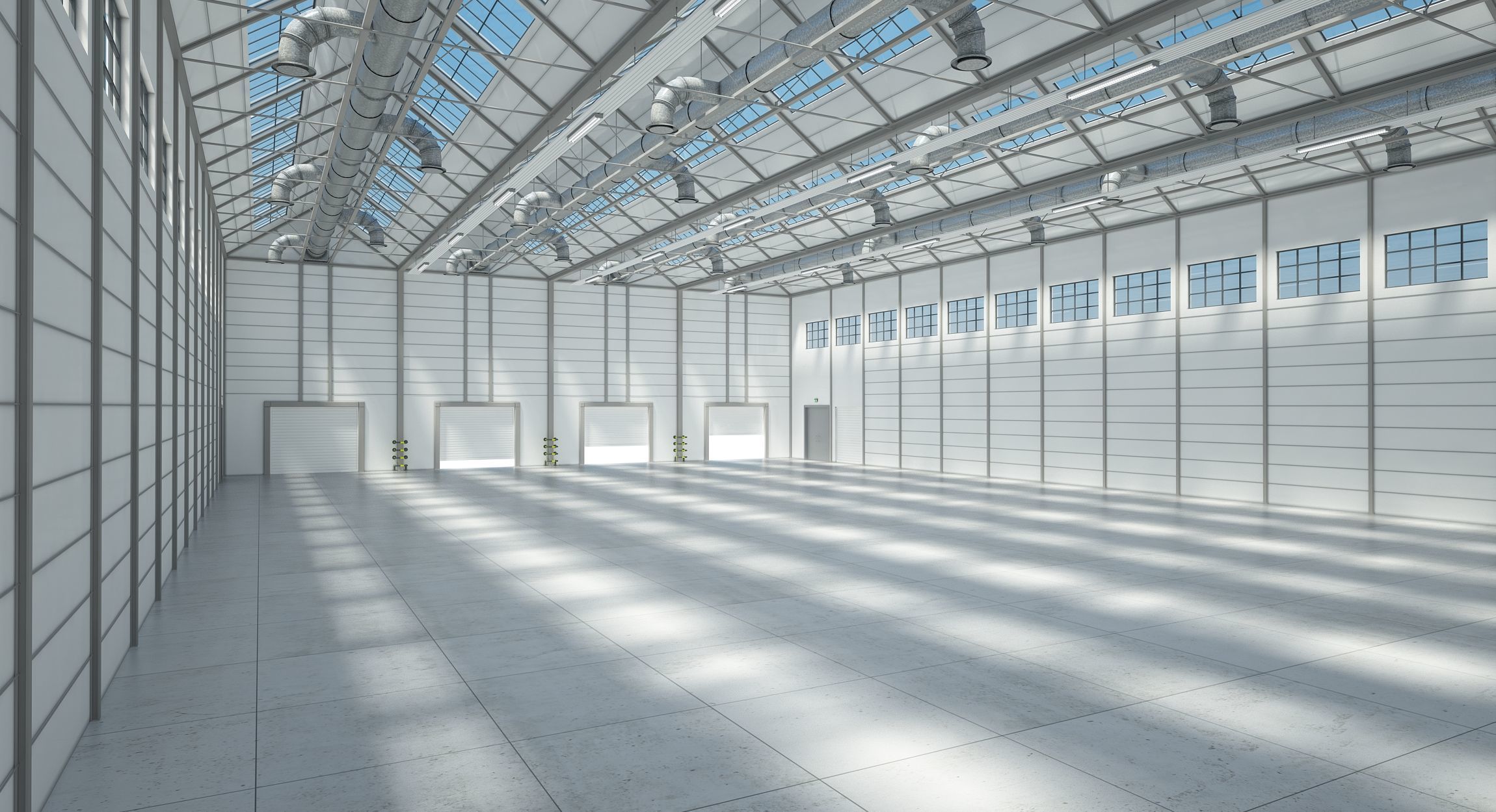 Warehouse  Logistics Building Set 3D model_10